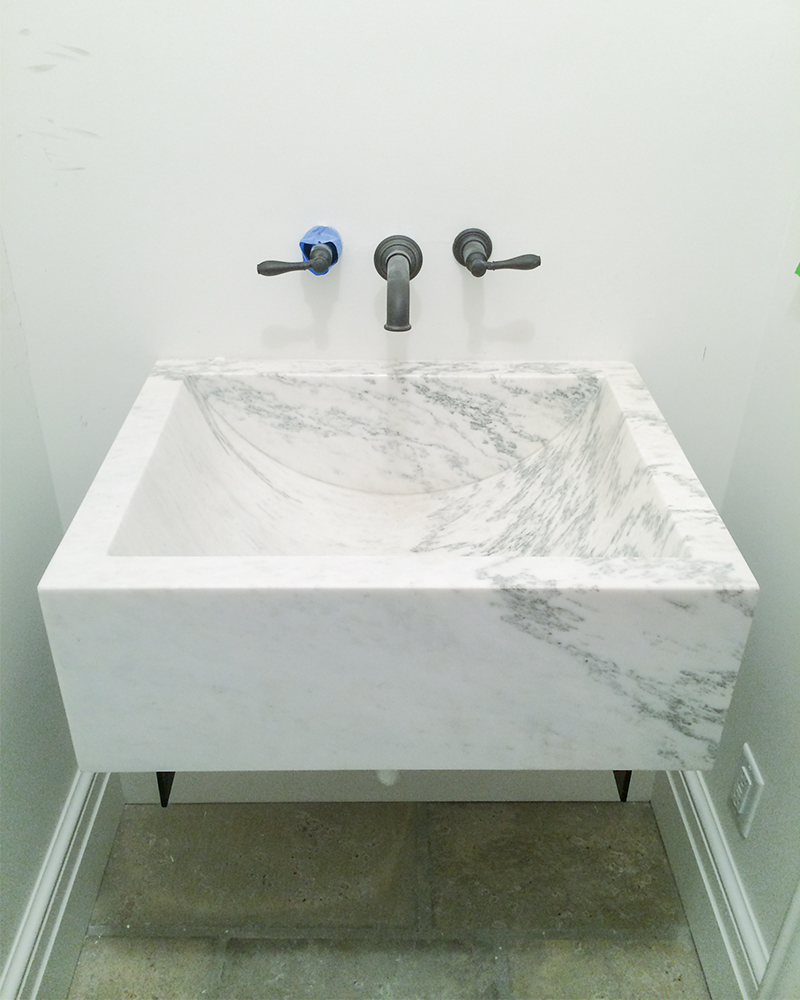 Custom Alabama Marble Sink