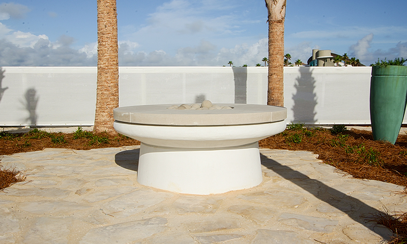 Indiana Limestone Firepit Coping