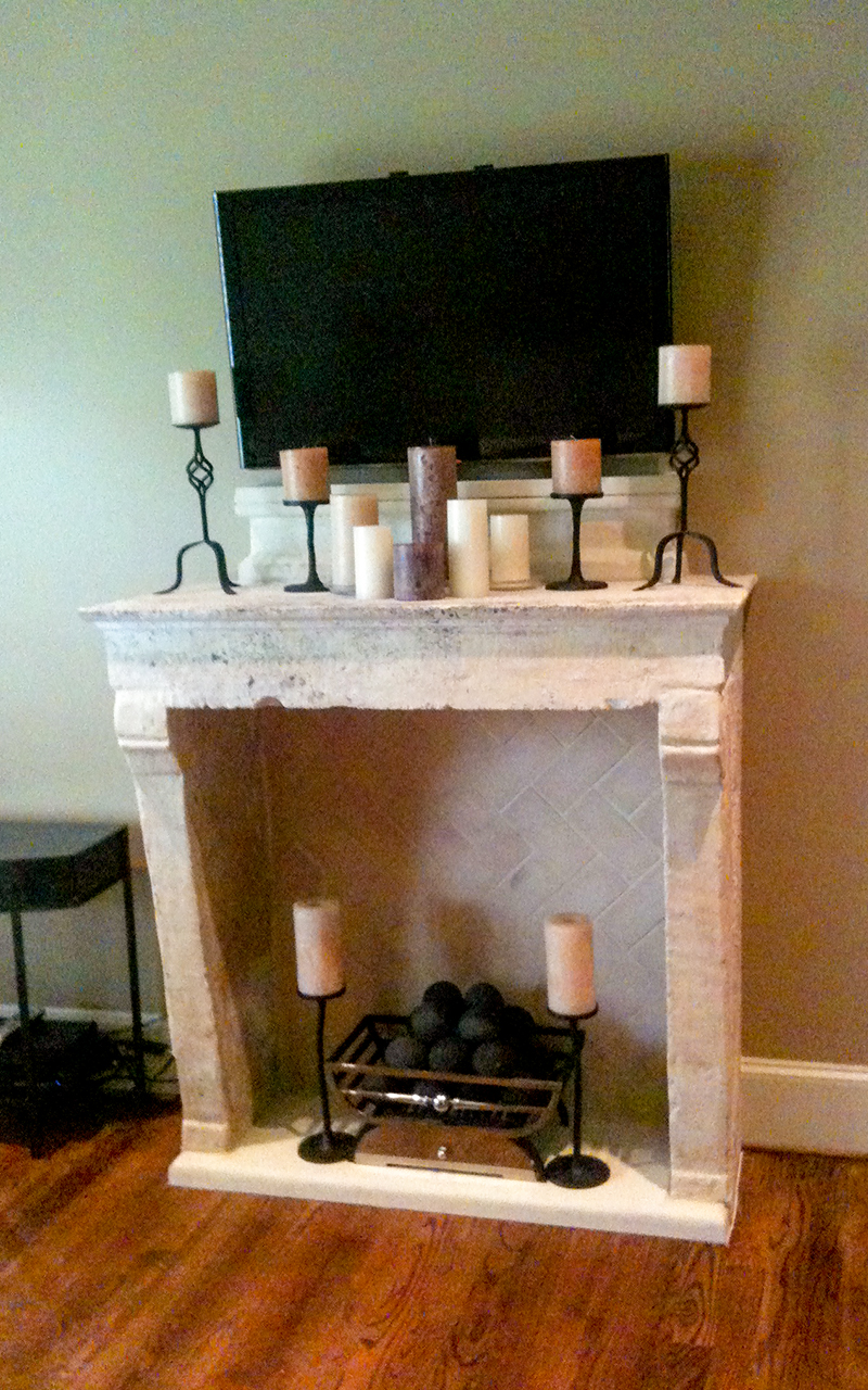 Reclaimed French Fireplace Surround