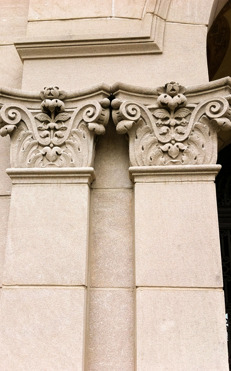 Indiana Limestone Column Capital
