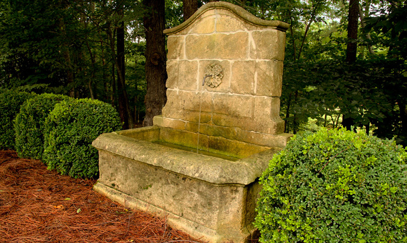 French Limestone Fountain