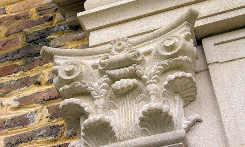 Custom Carved Indiana Limestone Corbel