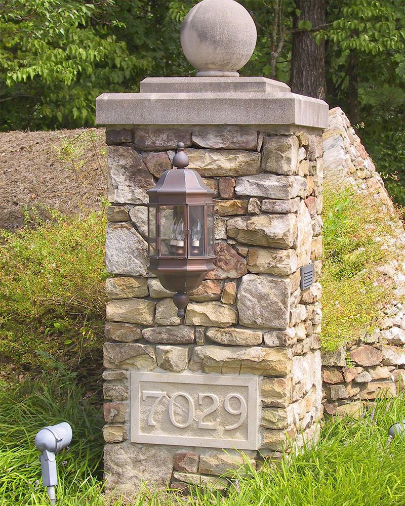 Indiana Limestone Ball Finial