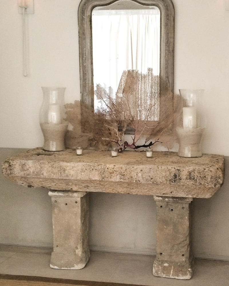 Antique Limestone Table