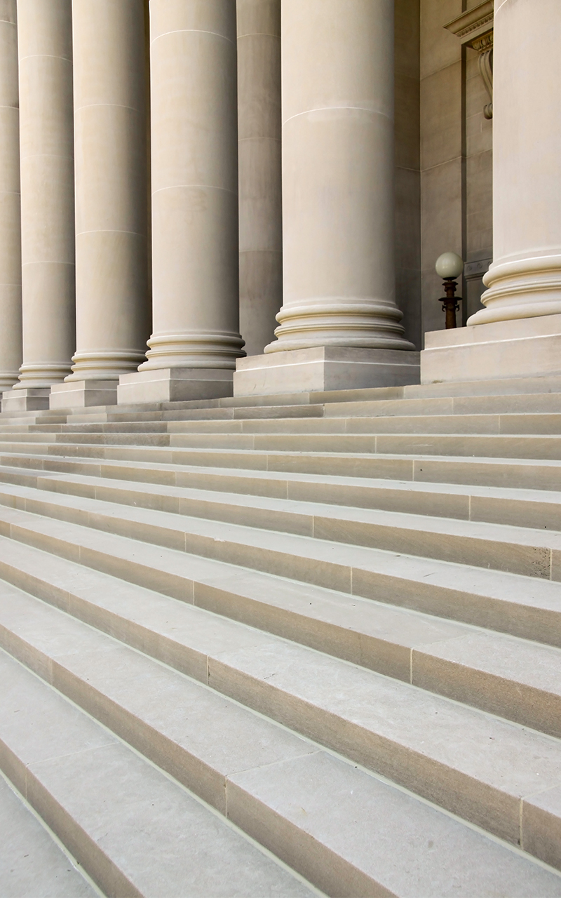 Solid Indiana Limestone Step Treads