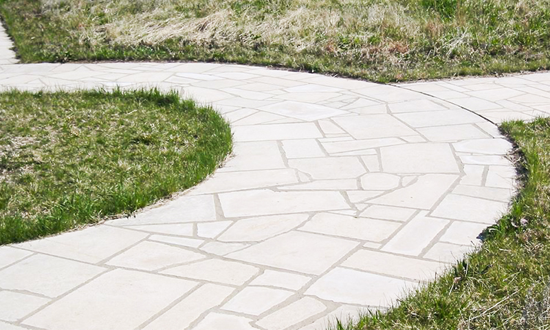  Irregular Shaped Indiana Limestone Flooring 